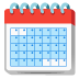 Calendar date icon