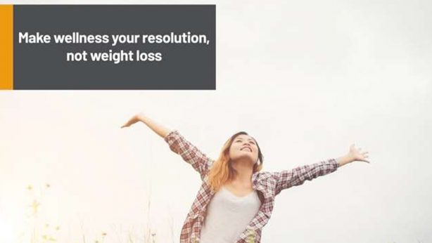 Make wellness your resolution not weight los
