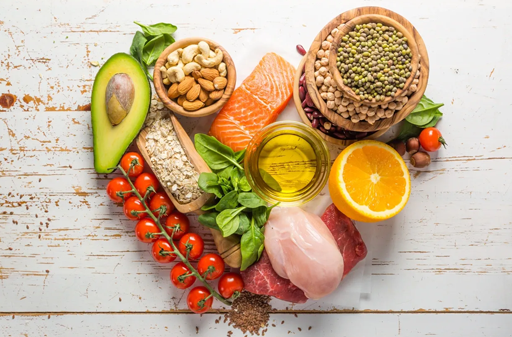 Healthy foods for overall well-being