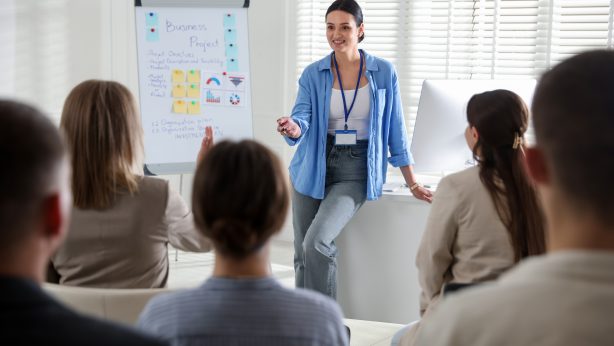 wellbeing coach providing professional guidance to a client